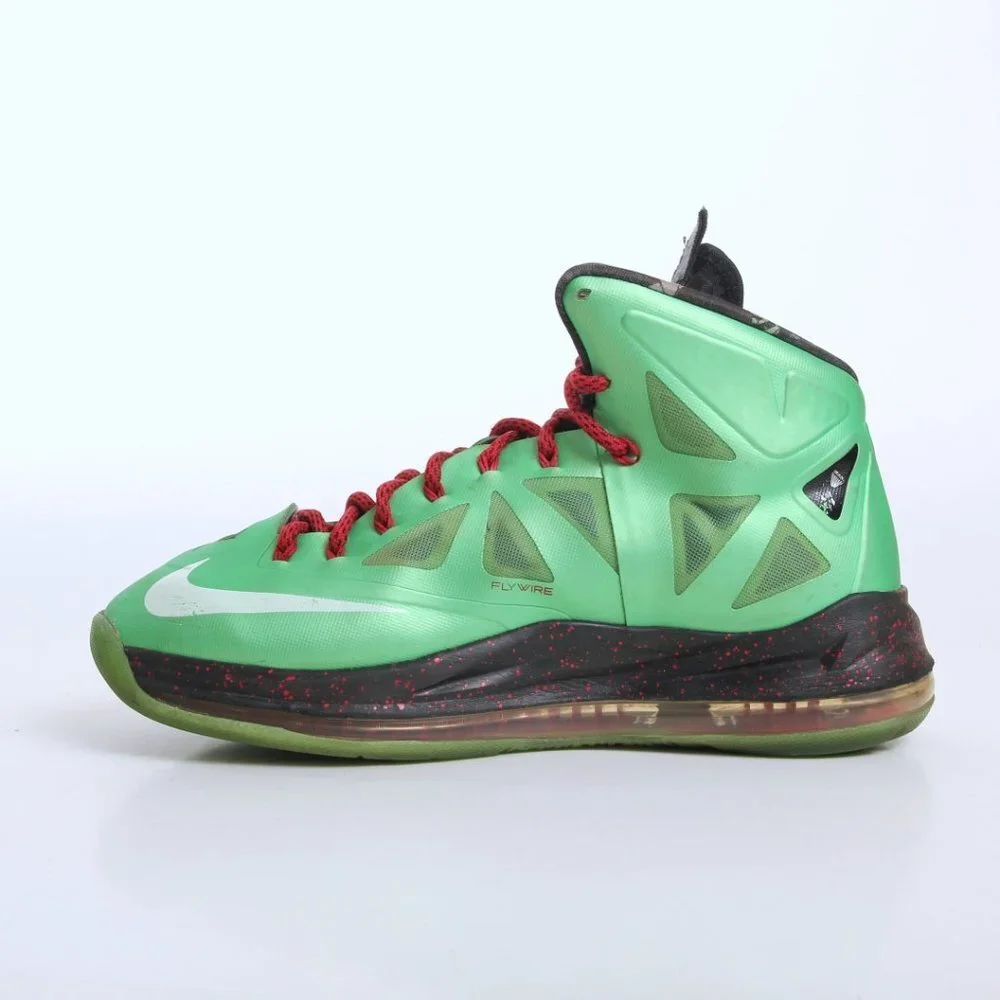 Nike LeBron James 10 Cutting Jade High Top‎ in Green Men Size 8